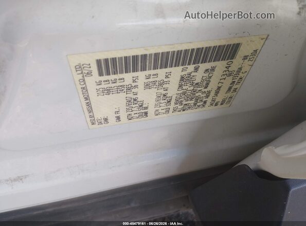 5N1BT3AB0NC713340 2022 NISSAN ROGUE White ძრავის განყოფილების ხედი