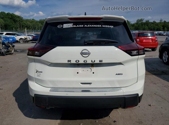 5N1BT3AB0SC840441 2025 NISSAN ROGUE White Vista trasera