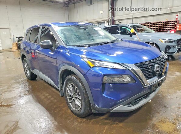 5N1BT3AB1PC866277 2023 NISSAN ROGUE Blue Передня права чверть