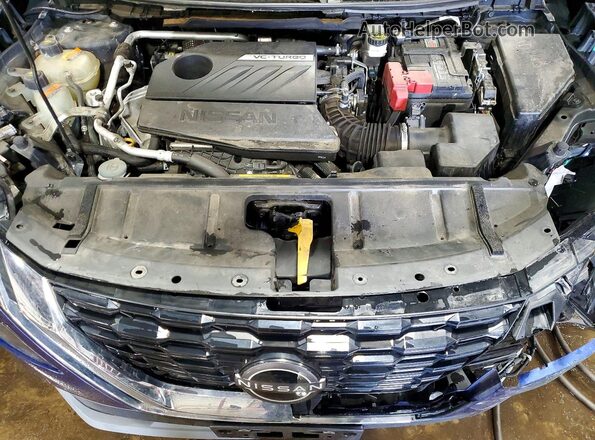 5N1BT3AB1PC866277 2023 NISSAN ROGUE Blue Вид задньої частини салону