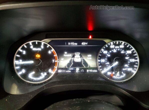 5N1BT3AB1PC866277 2023 NISSAN ROGUE Blue Вид щитка приладів