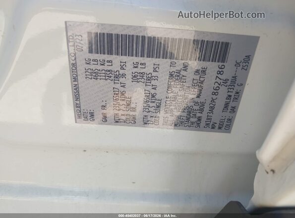 5N1BT3AB2PC862786 2023 NISSAN ROGUE Белый 