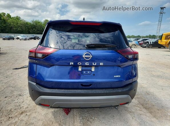 5N1BT3AB3PC782557 2023 NISSAN ROGUE Blue Հետևի տեսք