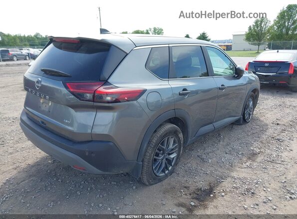 5N1BT3AB4PC742584 2023 NISSAN ROGUE Серый Задняя правая четверть