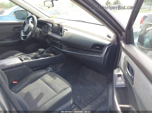 5N1BT3AB4PC742584 2023 NISSAN ROGUE Серый Вид салона спереди