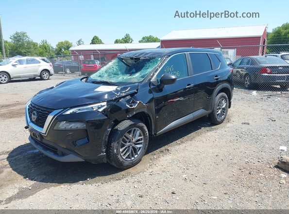 5N1BT3AB5PC911544 2023 NISSAN ROGUE Черный Передняя левая четверть