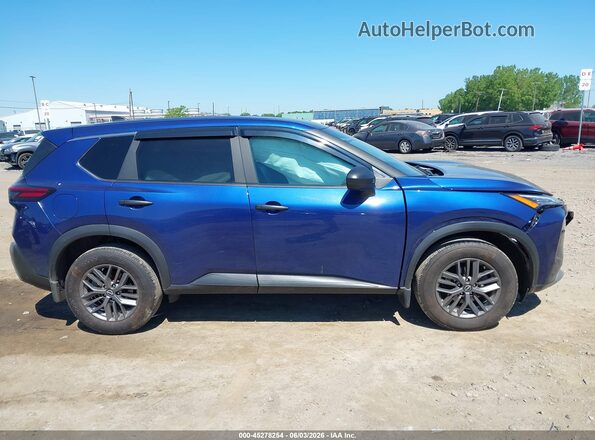 5N1BT3AB6PC931222 2023 NISSAN ROGUE Синий Панорамный вид салона 360°