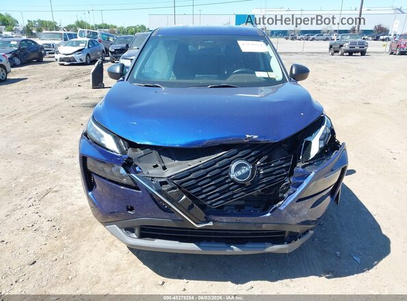 5N1BT3AB6PC931222 2023 NISSAN ROGUE Синий Вид задней части салона