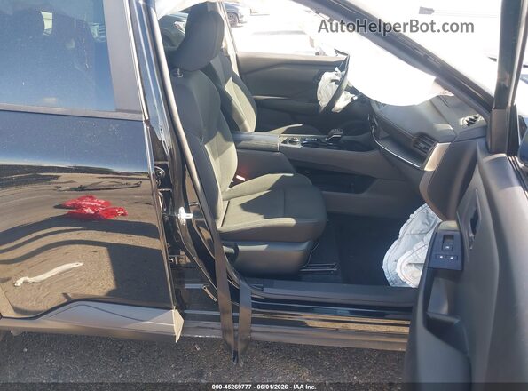 5N1BT3AB6SC829315 2025 NISSAN ROGUE Black წინა სალონის ხედი