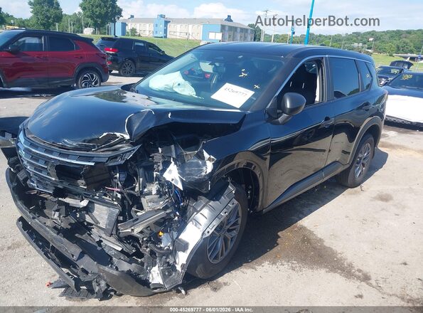 5N1BT3AB6SC829315 2025 NISSAN ROGUE Black წინა მარცხენა ხედი სამი მეოთხედიდან