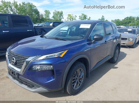 5N1BT3AB7PC737850 2023 NISSAN ROGUE Синий Передняя левая четверть