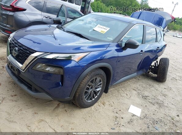 5N1BT3AB7PC771500 2023 NISSAN ROGUE Blue წინა მარცხენა ხედი სამი მეოთხედიდან
