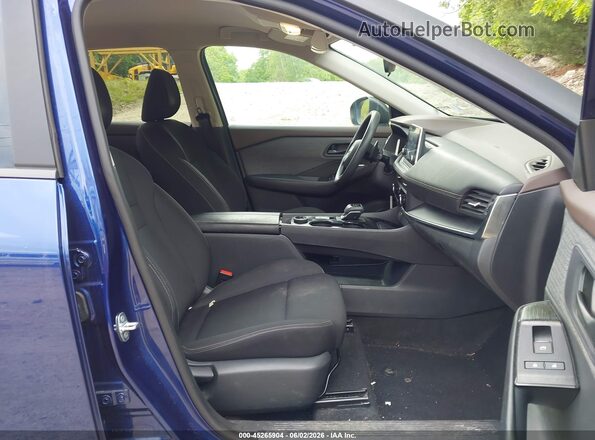 5N1BT3AB7PC771500 2023 NISSAN ROGUE Blue წინა სალონის ხედი