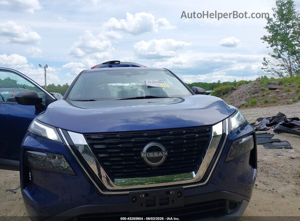 5N1BT3AB7PC771500 2023 NISSAN ROGUE Blue უკანა სალონის ხედი