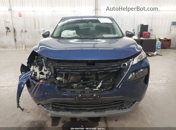 5N1BT3AB7PC771738 2023 NISSAN ROGUE Blue Вид задньої частини салону