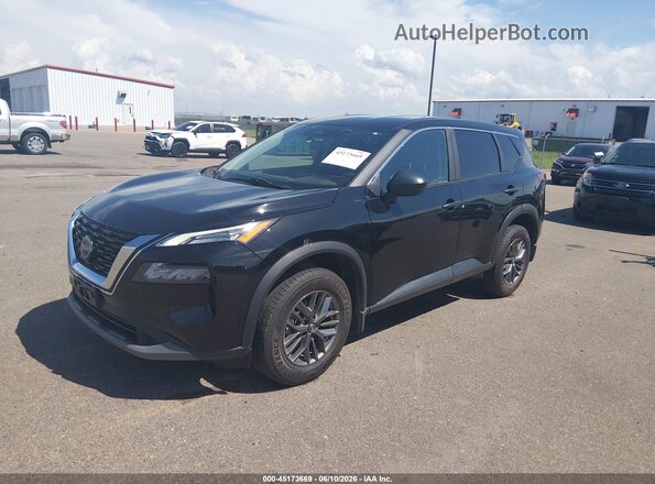 5N1BT3AB8PC753927 2023 NISSAN ROGUE Black Առջևի ձախ երեք քառորդ տեսարան