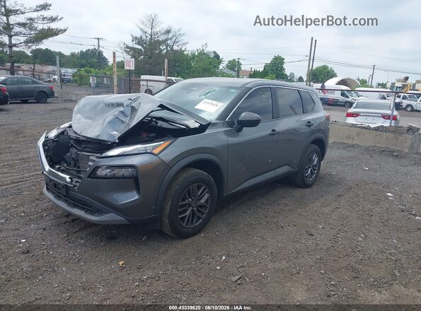 5N1BT3AB8PC815360 2023 NISSAN ROGUE Gray წინა მარცხენა ხედი სამი მეოთხედიდან