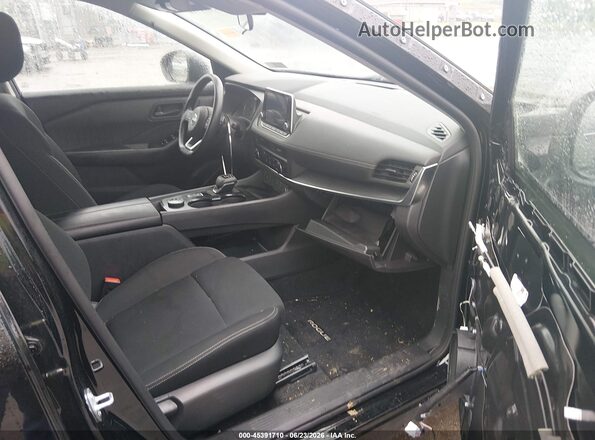 5N1BT3AB8RC744597 2024 NISSAN ROGUE Black Widok wnętrza z przodu