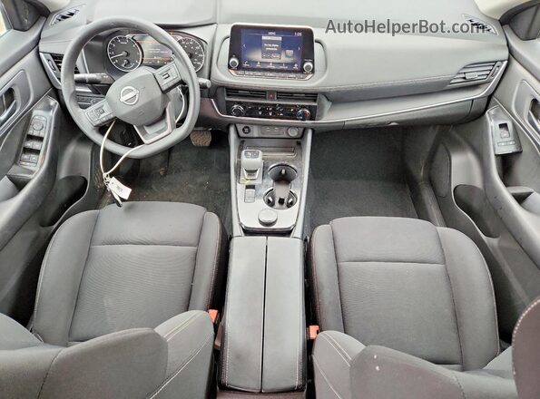 5N1BT3ABXSC763108 2025 NISSAN ROGUE Red Dashboard view