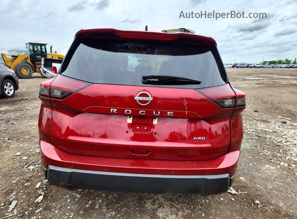 5N1BT3ABXSC763108 2025 NISSAN ROGUE Red Rear view