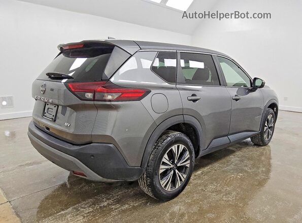 5N1BT3BA0PC796552 2023 NISSAN ROGUE Gray Задня права чверть
