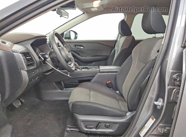 5N1BT3BA0PC796552 2023 NISSAN ROGUE Gray Вид салону спереду