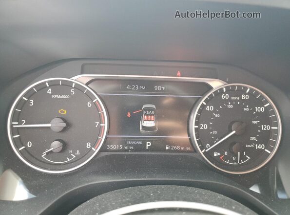 5N1BT3BA0PC940942 2023 NISSAN ROGUE Silver Vista del cuadro de instrumentos