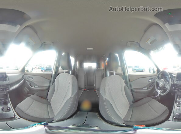 5N1BT3BA0PC940942 2023 NISSAN ROGUE Silver Vista interior de 360 grados