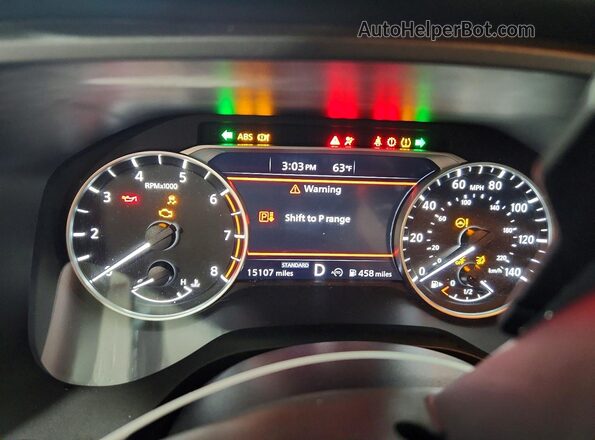 5N1BT3BA0RC714144 2024 NISSAN ROGUE Red Вид щитка приладів