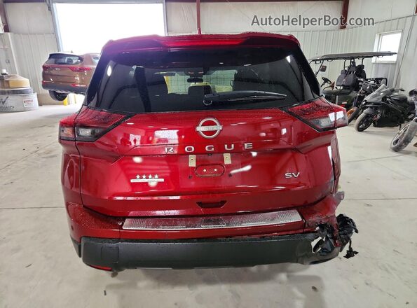 5N1BT3BA0RC714144 2024 NISSAN ROGUE Red Вид ззаду