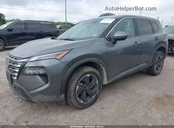 5N1BT3BA0SC787813 2025 NISSAN ROGUE Gray წინა მარცხენა ხედი სამი მეოთხედიდან