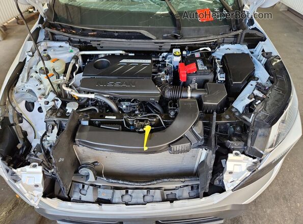 5N1BT3BA0SC796527 2025 NISSAN ROGUE Silver ძრავის განყოფილების ხედი