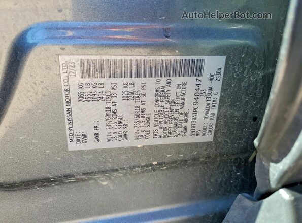 5N1BT3BA1PC940447 2023 NISSAN ROGUE Серый 