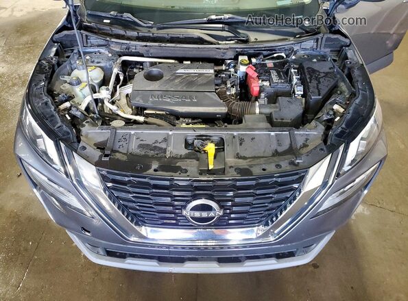 5N1BT3BA1PC948466 2023 NISSAN ROGUE Gray Engine compartment view