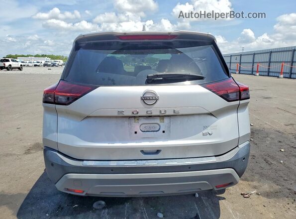 5N1BT3BA2PC843550 2023 NISSAN ROGUE Silver Вид ззаду