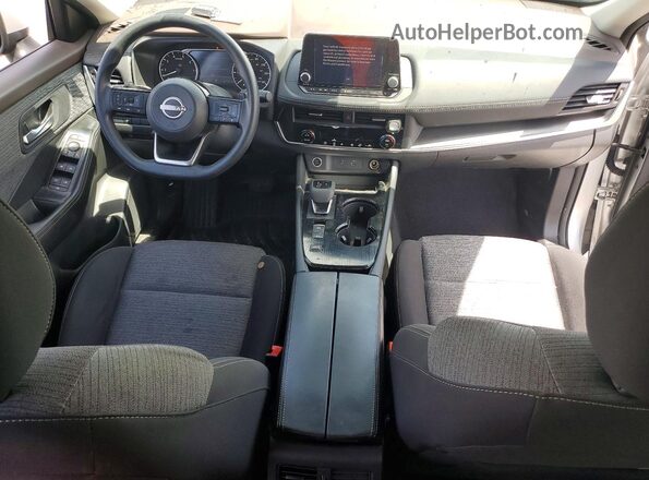 5N1BT3BA2PC843550 2023 NISSAN ROGUE Silver Вид панелі приладів