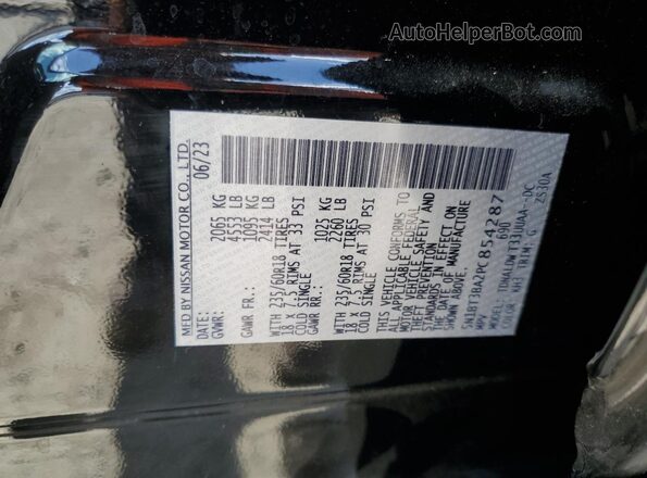 5N1BT3BA2PC854287 2023 NISSAN ROGUE Black Սալոնի 360 աստիճան տեսք
