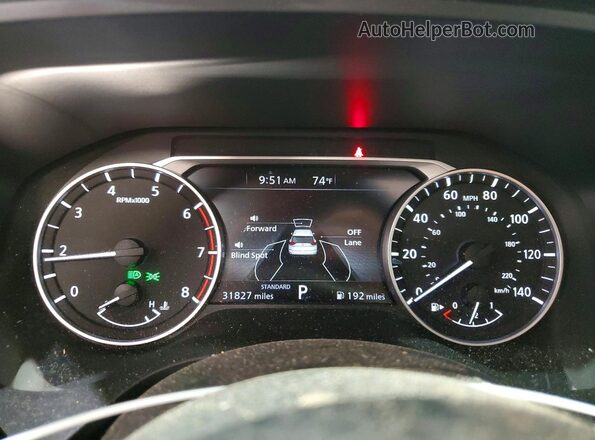 5N1BT3BA2RC744911 2024 NISSAN ROGUE Blue Սարքավորումների վահանակի տեսք