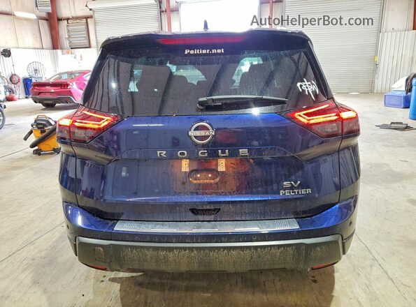 5N1BT3BA2RC744911 2024 NISSAN ROGUE Blue Հետևի տեսք
