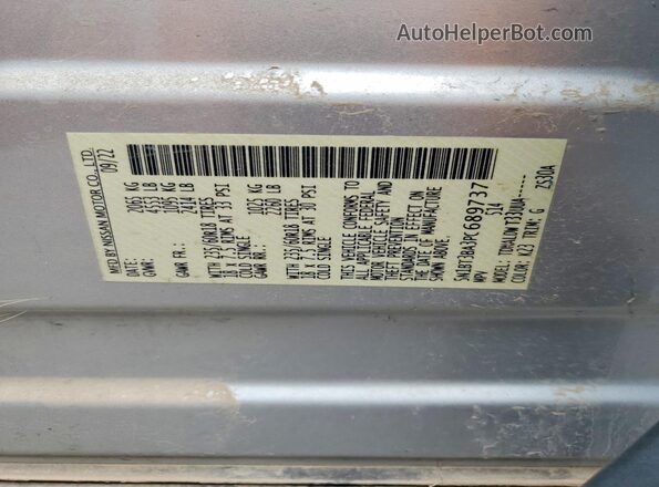 5N1BT3BA3PC689737 2023 NISSAN ROGUE Silver 