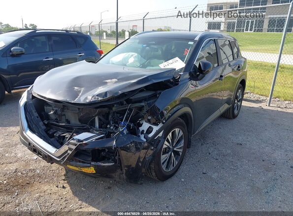 5N1BT3BA3PC786663 2023 NISSAN ROGUE Black Առջևի ձախ երեք քառորդ տեսարան