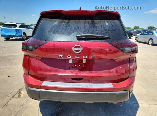 5N1BT3BA3SC672137 2025 NISSAN ROGUE Red Vista trasera