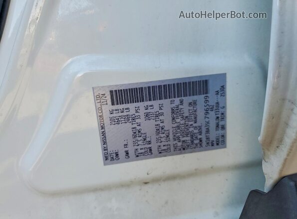 5N1BT3BA3SC796599 2025 NISSAN ROGUE White Vista del compartimento del motor