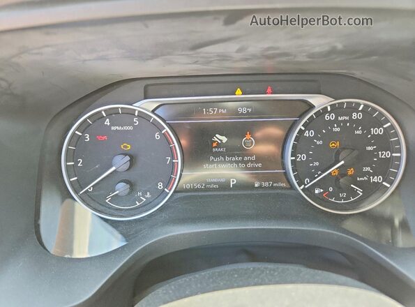 5N1BT3BA4PC823767 2023 NISSAN ROGUE White Instrument cluster view
