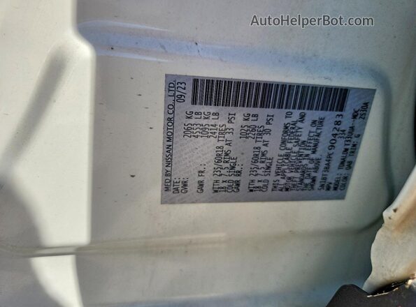 5N1BT3BA4PC904283 2023 NISSAN ROGUE White Engine compartment view