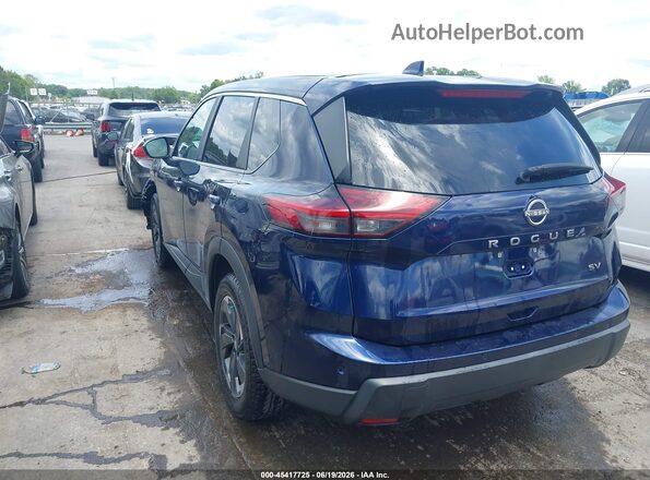 5N1BT3BA4RC670164 2024 NISSAN ROGUE Blue Trasero izquierdo