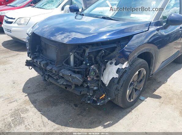 5N1BT3BA4RC670164 2024 NISSAN ROGUE Blue Vista frontal