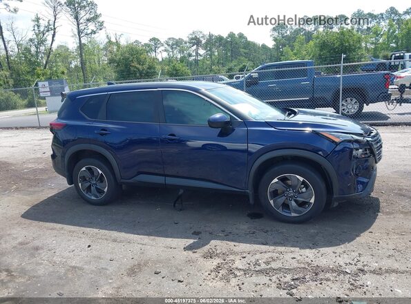5N1BT3BA4RC758017 2024 NISSAN ROGUE Blue Вид задньої частини салону