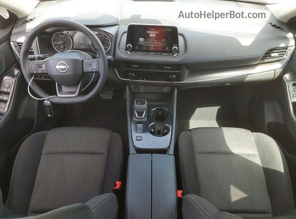 5N1BT3BA4SC872170 2025 NISSAN ROGUE White Dashboard view