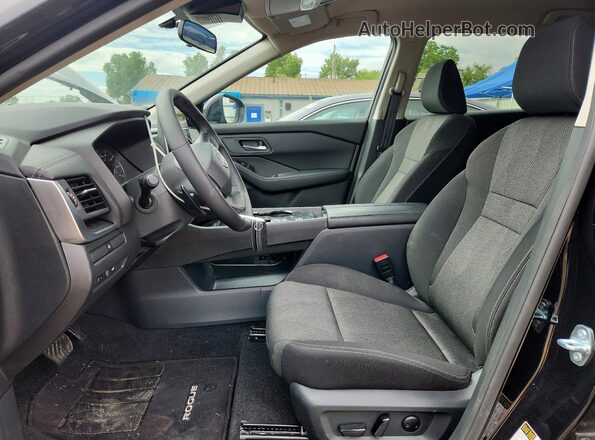 5N1BT3BA5SC853255 2025 NISSAN ROGUE Black Widok wnętrza z przodu
